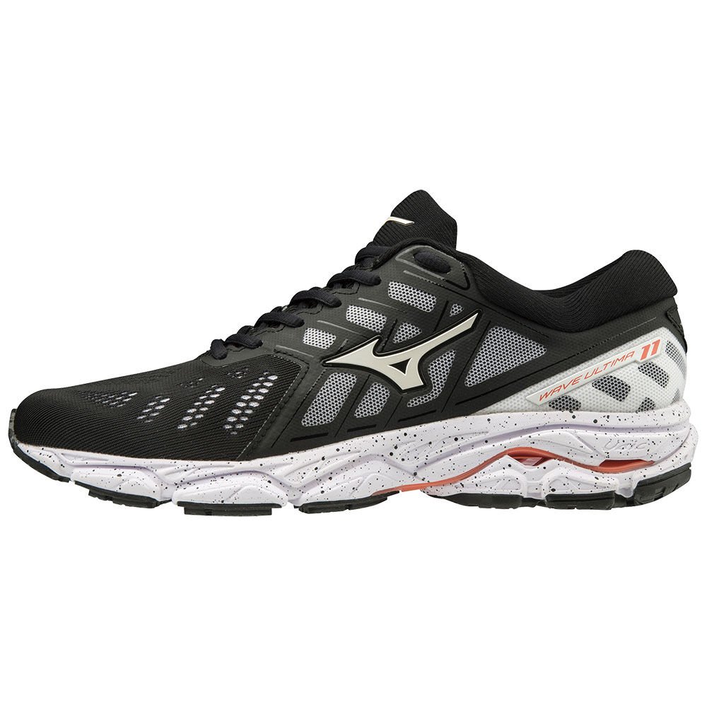 Mizuno Women's Running Shoes WAVE ULTIMA 11 White/Black - BRGXUVT-53